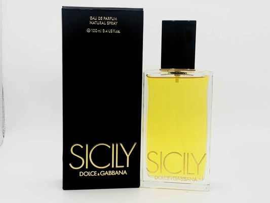 Profumo Dolce E Gabbana Sicily in flacone trasparente da 100ml con confezione elegante nera