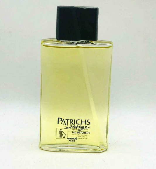 Flacone di profumo Patrichs Rouge di Fabergé, Eau de Toilette elegante e raffinato