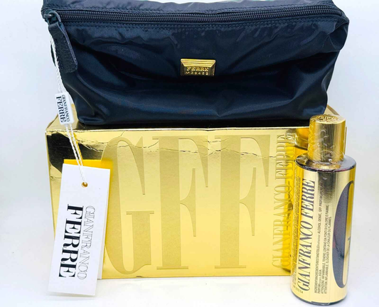 Set di profumi Ferre Gff Profumo Vintage con astuccio elegante e flacone dorato