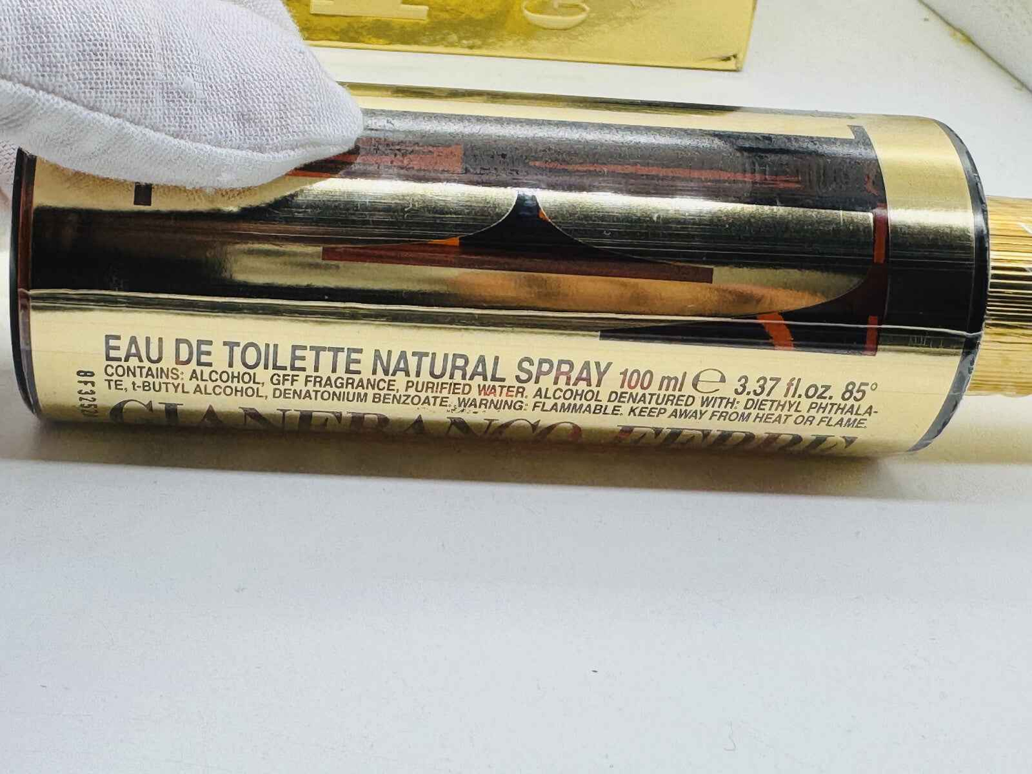 Flacone di Ferre Gff Profumo Vintage, Eau de Toilette Natural Spray da 100 ml con design elegante