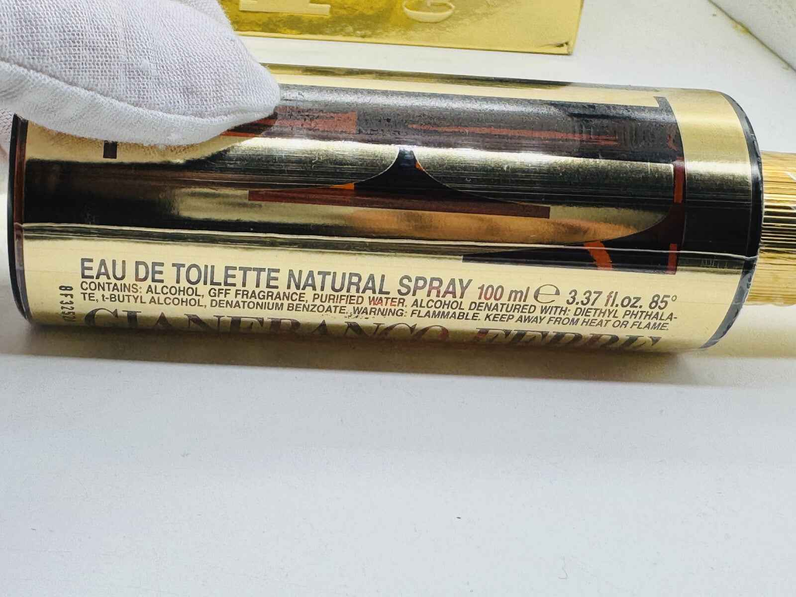 Flacone di Ferre Gff Profumo Vintage, Eau de Toilette Natural Spray da 100 ml con design elegante