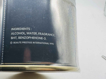Ingredienti del profumo Gaultier Le Male Profumo Vintage su etichetta trasparente