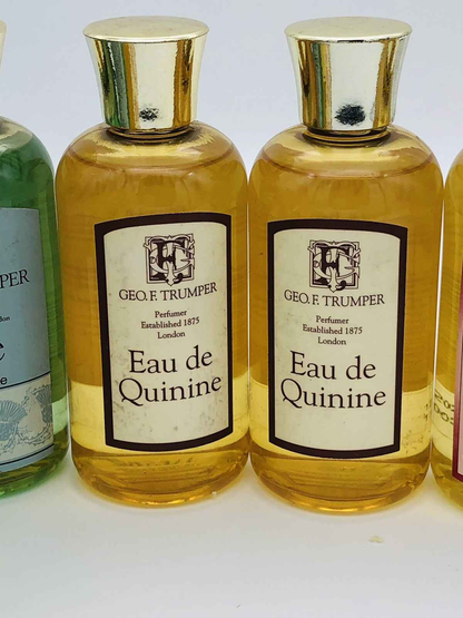 Colonia Geo F Trumper Eau de Quinine in bottiglie eleganti per un profumo rinfrescante e classico
