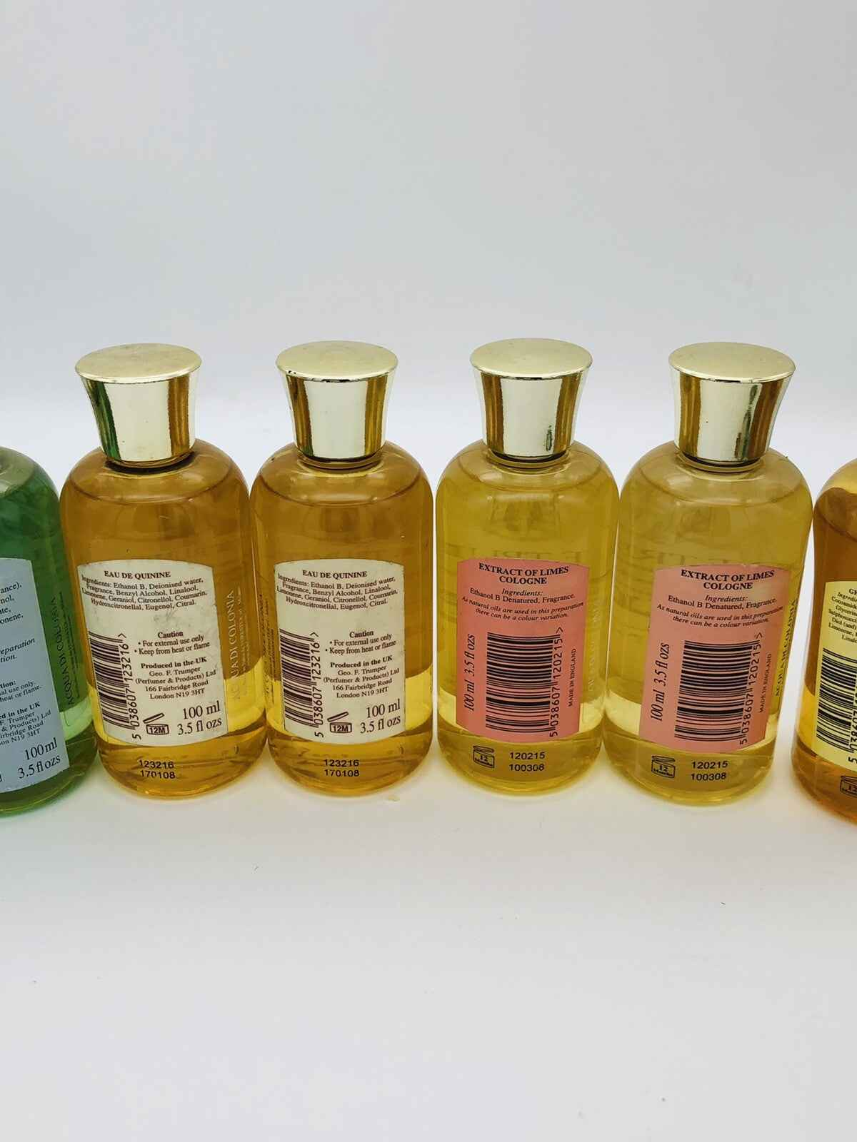 Set di flaconi di Colonia Geo F Trumper in vari profumi da 100 ml ciascuno