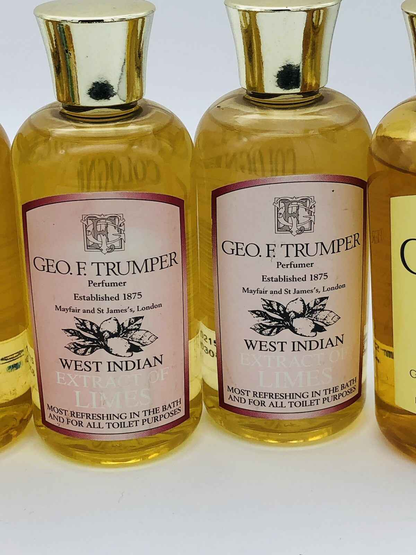 Colonia Geo F Trumper West Indian in bottiglia elegante, ideale per bagno e uso quotidiano
