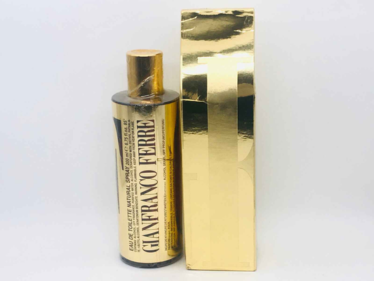 Profumo Gff Uomo Vintage di Gianfranco Ferre in bottiglia dorata con confezione elegante