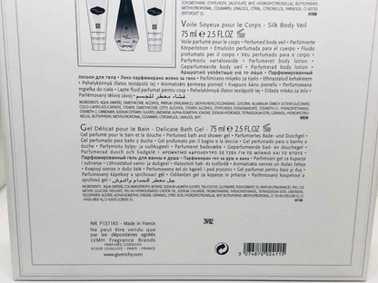 Set Givenchy Ange Ou Demon con Gel Delicato per il Bagno e Velo Profumato per il Corpo da 75 ml
