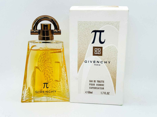 Profumo Givenchy Pi Greco Vintage in flacone elegante con scatola originale da 50 ml per uomo