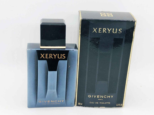 Profumo Vintage Givenchy Xeryus in flacone da 100ml con confezione elegante in blu e oro