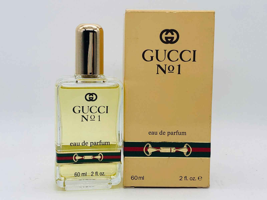 Profumo Gucci Vintage in flacone da 60 ml con confezione elegante e logo distintivo