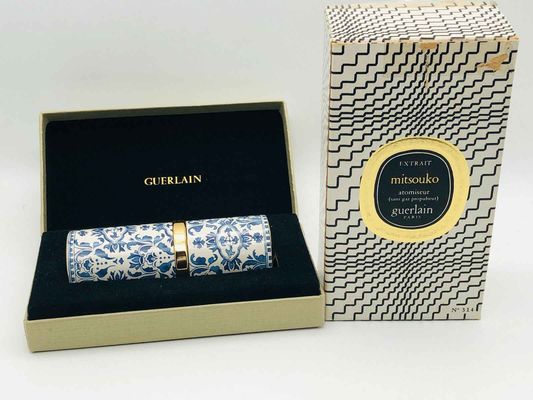 Guerlain Mitsouko Parfum in eleganti confezione con scatola decorativa e flacone raffinato
