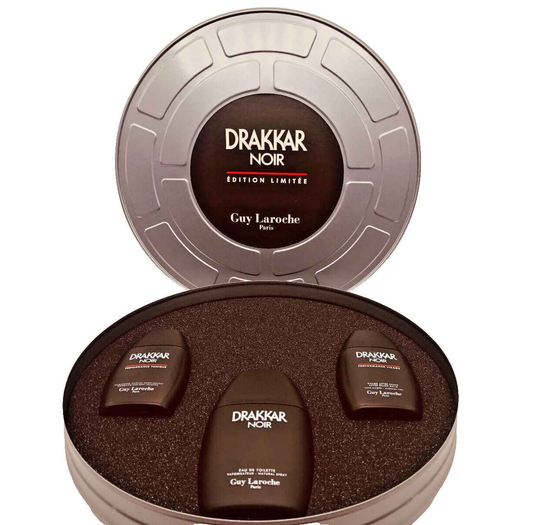 Set regalo Drakkar Noir Vintage di Guy Laroche con profumo e prodotti per la cura personale