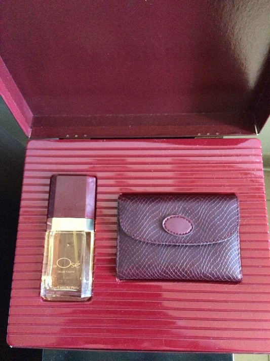 Set regalo J'Ai Ose Guy Laroche Vintage con profumo e astuccio elegante in viola