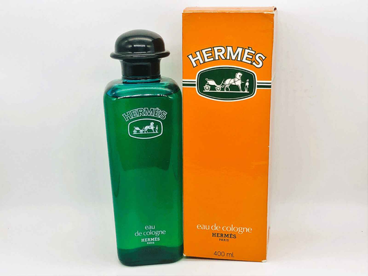 Flacone di profumo Hermes Vintage con confezione arancione in edizione limitata da 400 ml