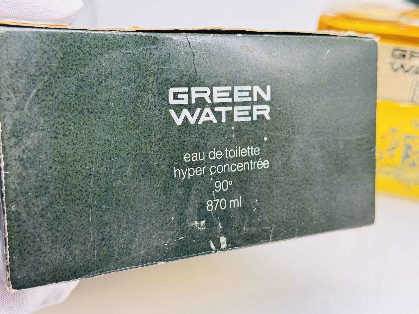 Scatola di profumo Jacques Fath Green Water, eau de toilette hyper concentrée da 870 ml