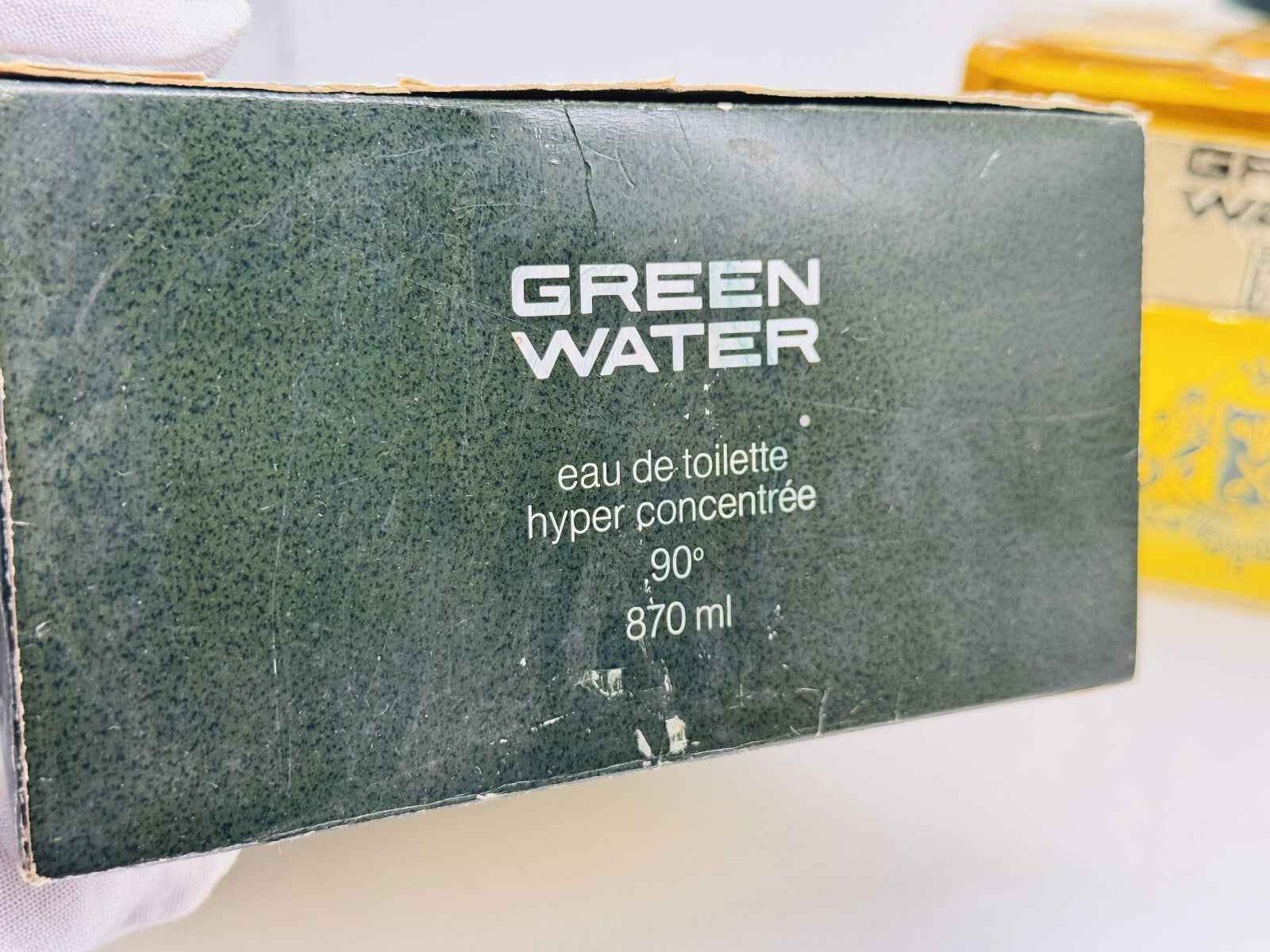 Scatola di profumo Jacques Fath Green Water, eau de toilette hyper concentrée da 870 ml