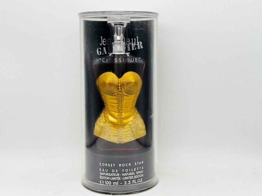 Profumo Jean Paul Gaultier Classique Corset Rock Star in flacone da 100 ml con design iconico