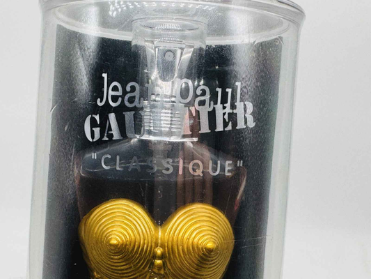 Profumo Jean Paul Gaultier Classique in flacone a forma di busto con dettagli dorati
