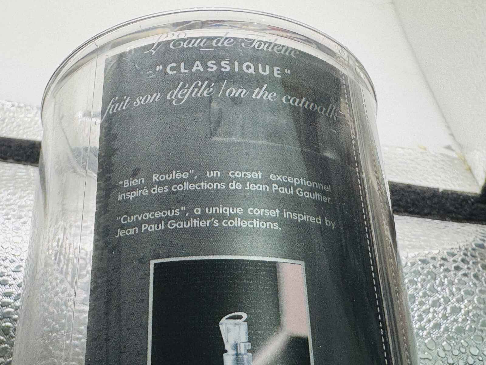 Jean Paul Gaultier Classique Corset in elegant packaging showcasing unique design and inspiration
