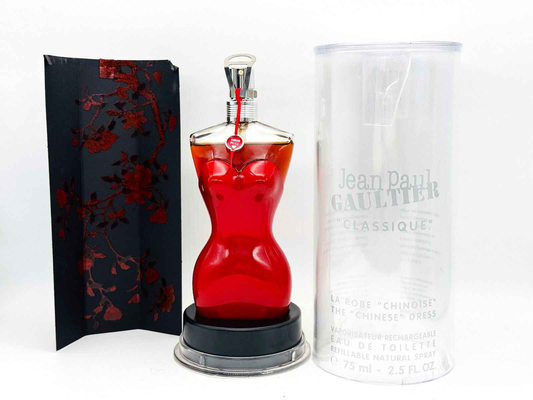 Profumo Jean Paul Gaultier Classique Vintage in flacone a forma di donna con confezione elegante