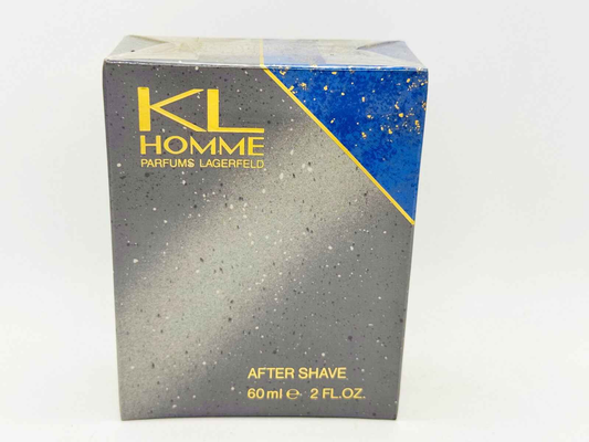 Scatola di dopobarba Karl Lagerfeld KL Homme Vintage da 60 ml con design elegante e moderno