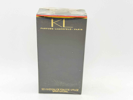 Confezione del profumo Kl Karl Lagerfeld Vintage da 50 ml, elegante ed originale.