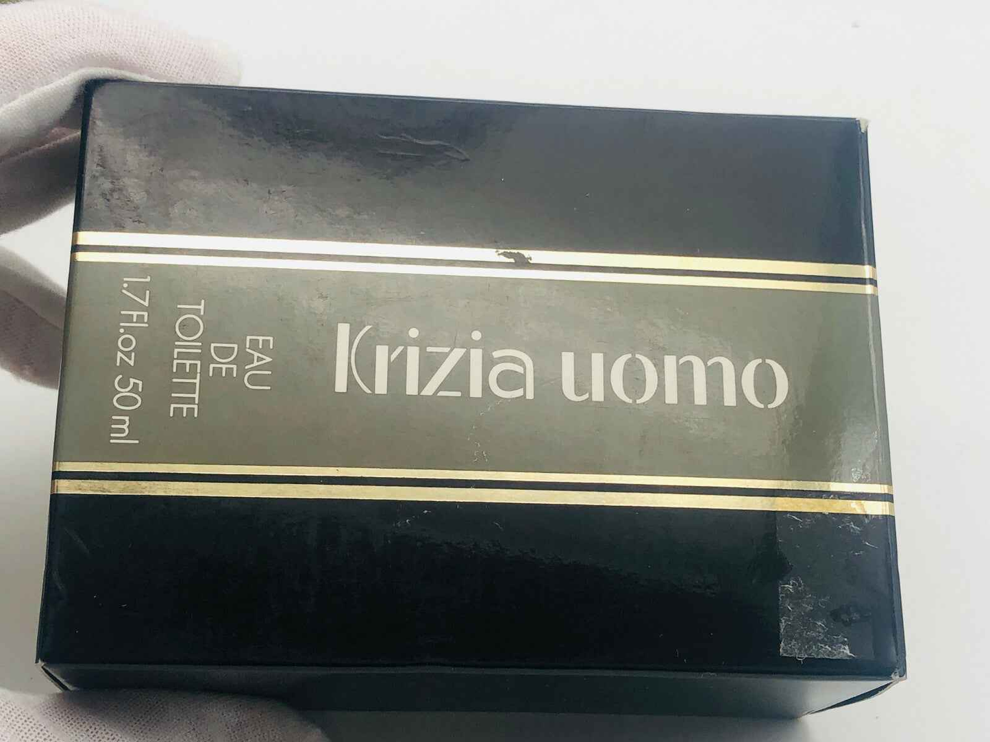 Confezione nera vintage di Profumo Krizia Uomo Vintage da 50 ml Eau de Toilette