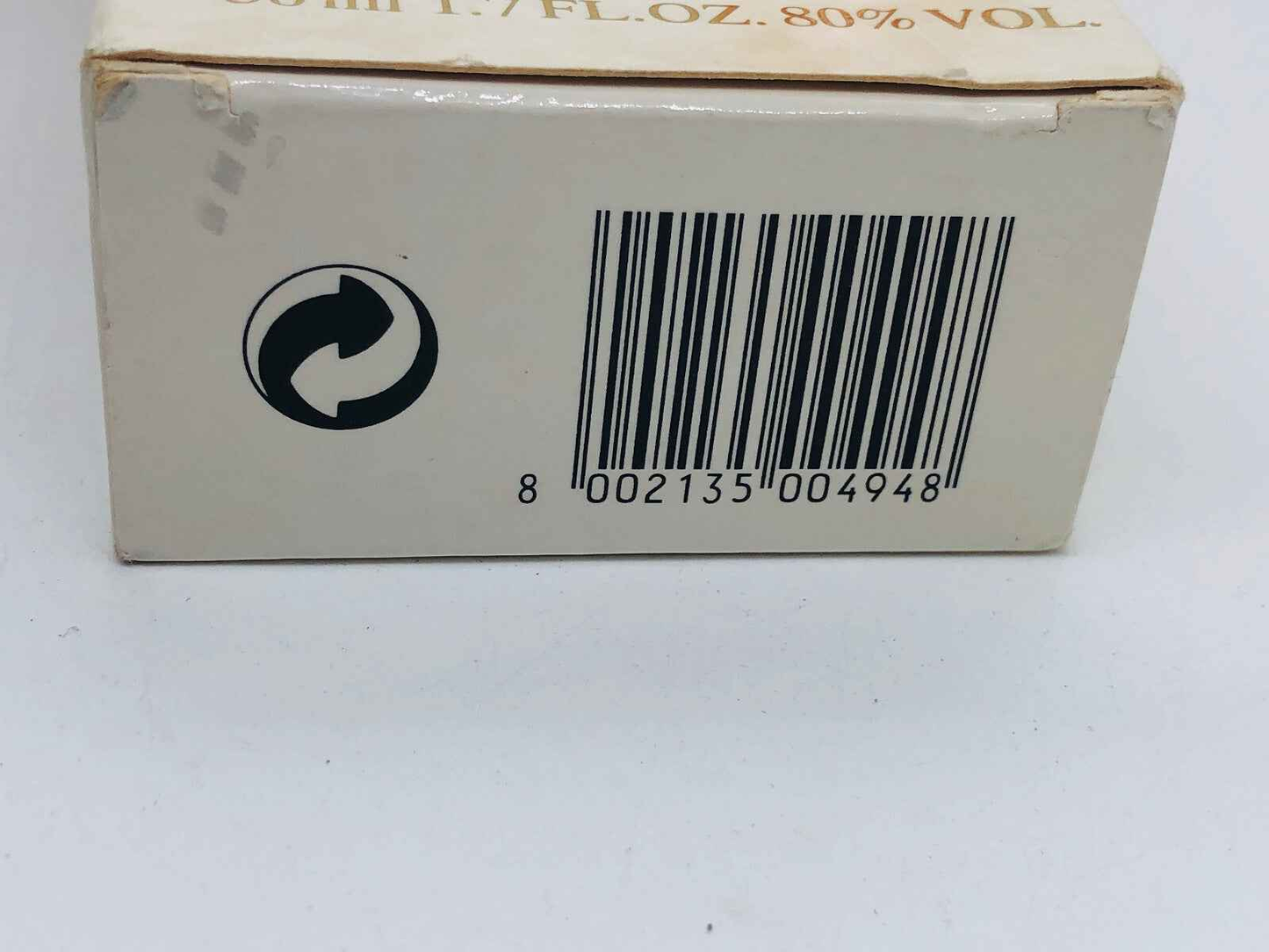 Confezione del profumo Body Silk La Perla con codice a barre informativo