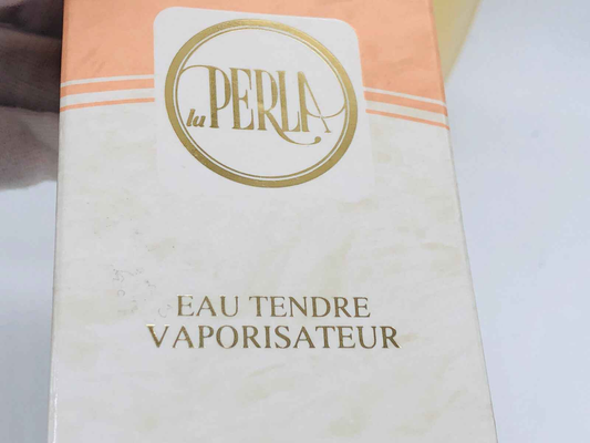 Scatola del profumo Body Silk La Perla con etichetta Eau Tendre Vaporisateur
