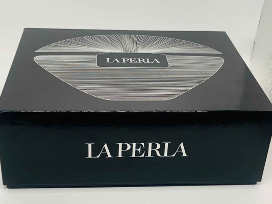 Scatola del profumo La Perla Body Silk Vintage con design elegante e logo raffinato