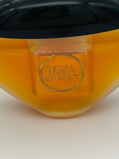 Flacone di profumo La Perla Vintage con design elegante e tonalità dorata