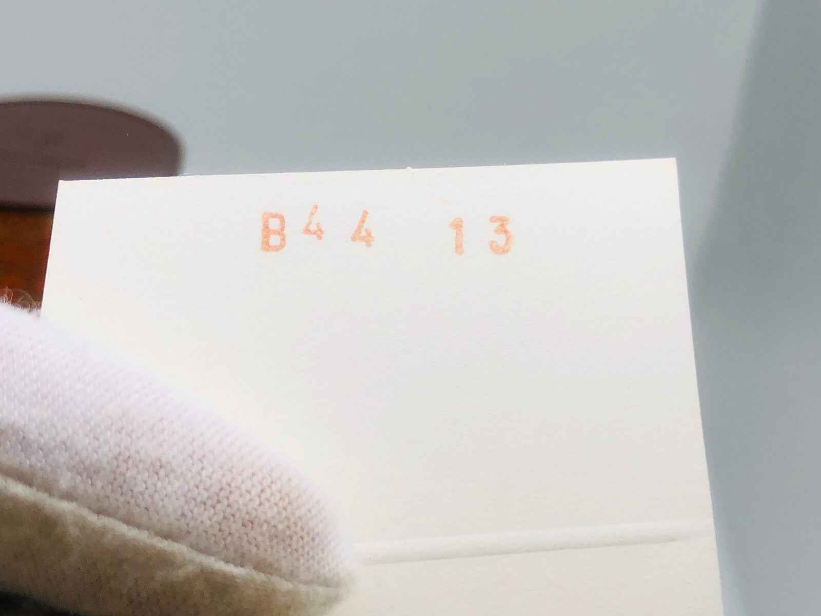 Etichetta con codice B44 13 per Leonard Eau Fraiche Vintage profumo raffinato