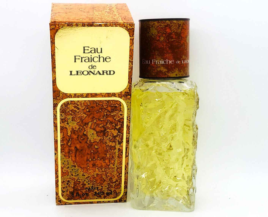 Flacone di Leonard Eau Fraiche Vintage con confezione originale in stile retrò