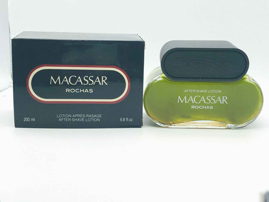 Lotion après rasage Macassar Rochas Vintage in confezione da 200ml con design elegante e sofisticato