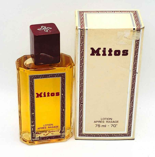 Profumo Mitos Napoleon Vintage 75 ml con elegante bottiglia gialla e cartone originale