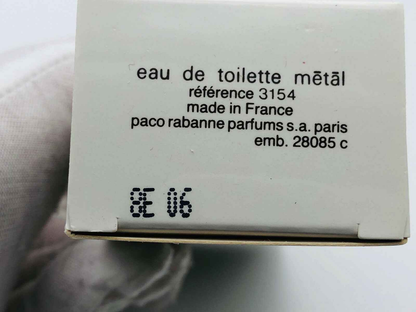 Paco Rabanne Eau De Metal, eau de toilette in confezione elegante, realizzata in Francia
