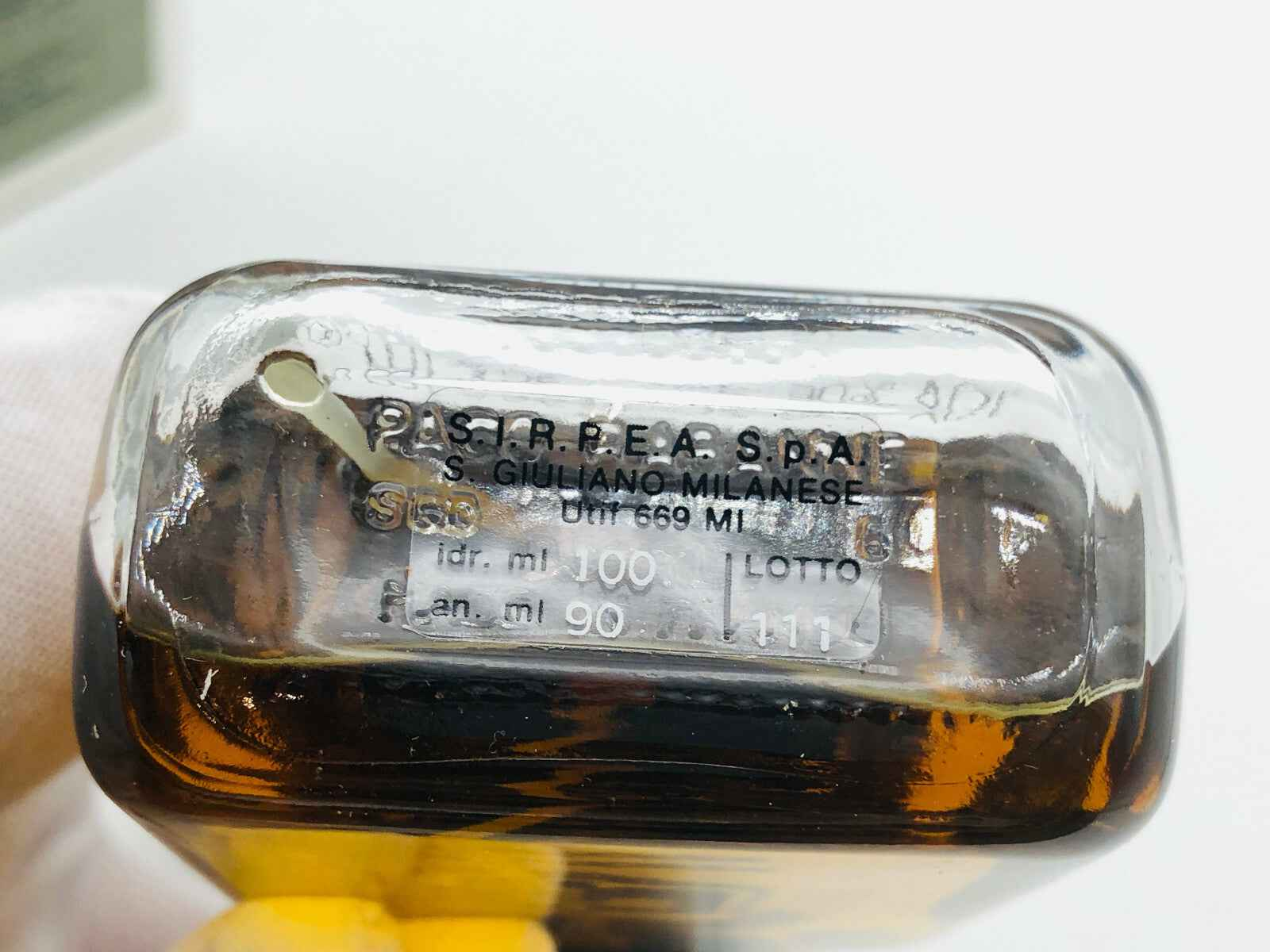 Bottiglia retro di Paco Rabanne Pour Homme Vintage con etichetta e capacità di 100 ml