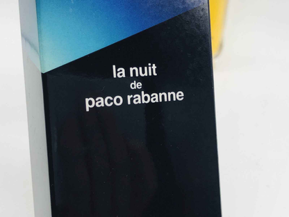 Scatola del profumo Paco Rabanne La Nuit con design elegante e moderno