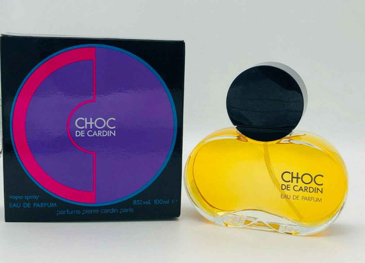 Profumo Eau de Parfum Pierre Cardin Choc Vintage in flacone distintivo da 100 ml