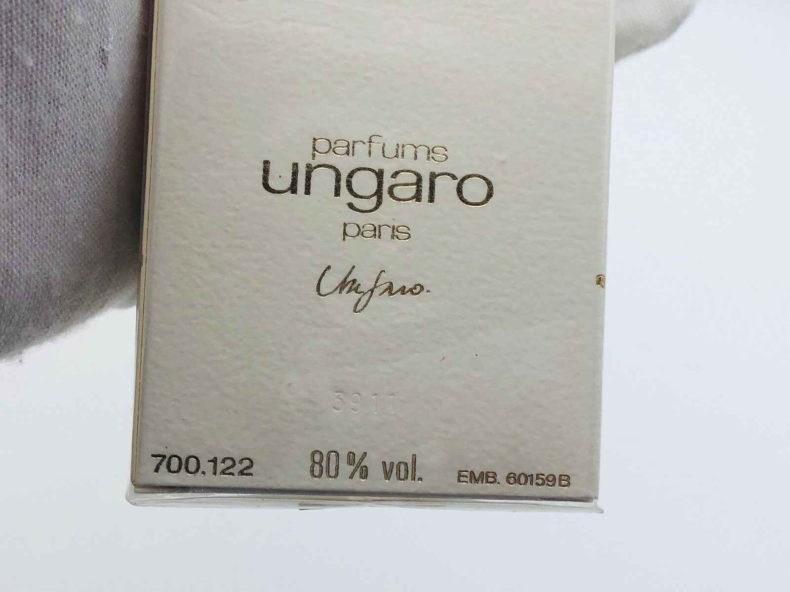 Scatola di profumo Diva Ungaro Vintage con etichetta e dettagli sul volume