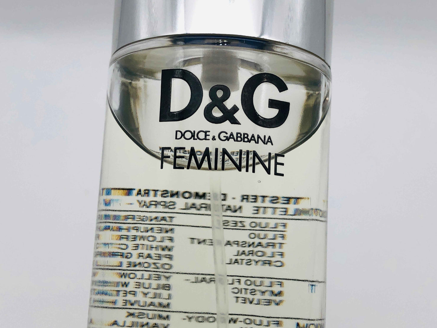 Flacone di profumo Dolce E Gabbana Feminine 100 Ml Vintage Edt Spray D&G Donna Woman con etichetta elegante