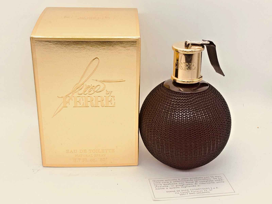 Profumo Ferre By Ferre Vintage in flacone rotondo con design elegante e confezione dorata