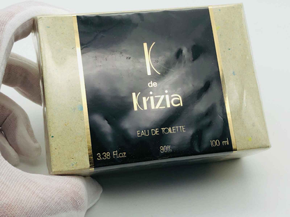 Confezione di profumo K Krizia Vintage in acqua di colonia da 100 ml con design elegante