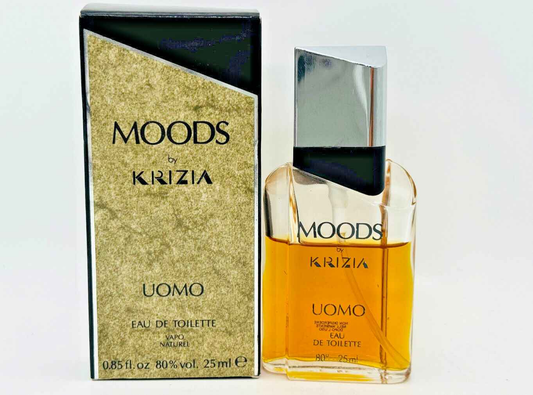 Profumo Moods Krizia Vintage Uomo in flacone da 25ml con confezione elegante e classica