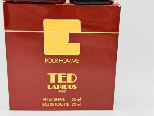 Confezione di profumo Ted Lapidus Pour Homme con dopobarba e vaporizzatore da 20ml
