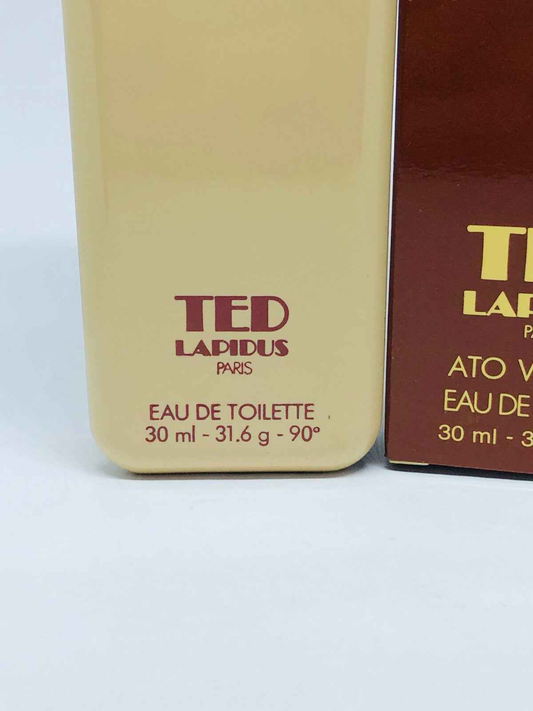Flacone di profumo Ted Lapidus Vintage, Eau de Toilette da 30 ml in confezione elegante