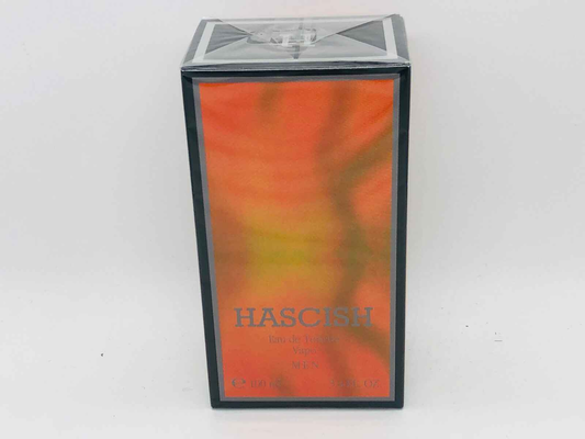 Confezione del profumo Veejaga Hascish for Men con design elegante e colori vivaci