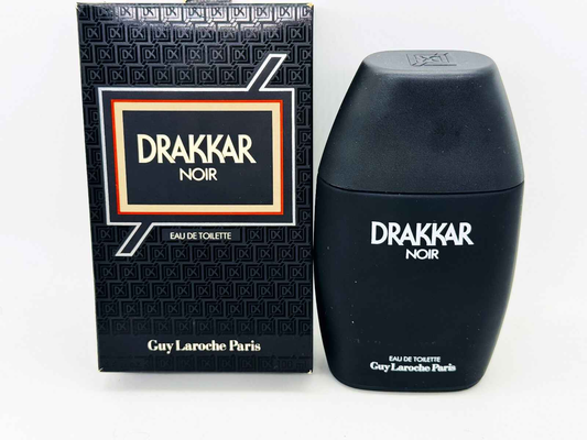 Profumo Vintage Drakkar Noir di Guy Laroche in confezione elegante, ideale per ogni occasione