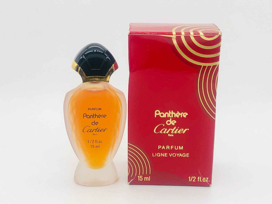 Profumo Vintage Panthere Cartier in flacone da 15 ml con confezione elegante e design classico