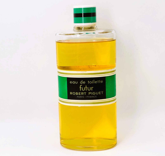 Profumo Robert Piguet Futur Vintage in bottiglia trasparente con etichetta verde